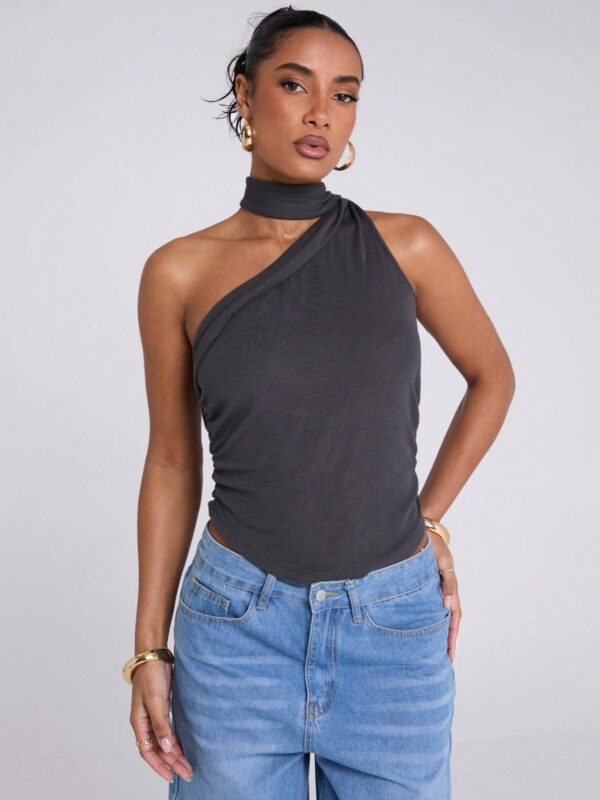 Ribbed Knitted Camisole Tank Top