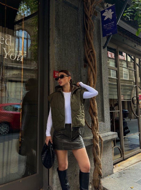 Hooded Zip Up Casual Vest Coat