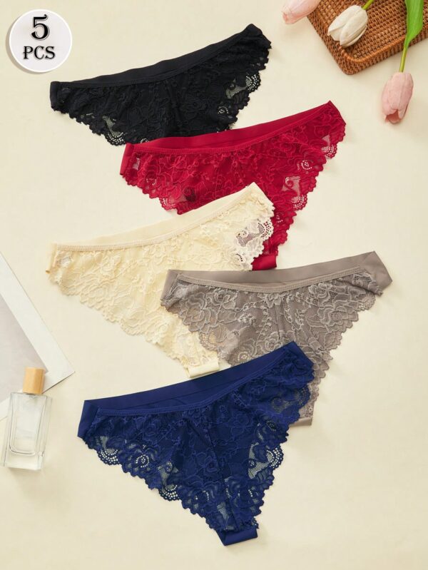 5PC/S Lace Underwear