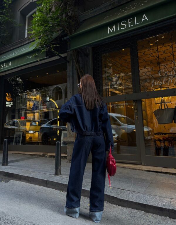 Casual Dark Denim Set