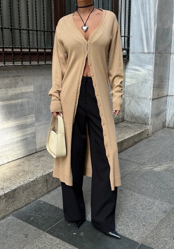 Tall Button Up V-Neck Cardigan