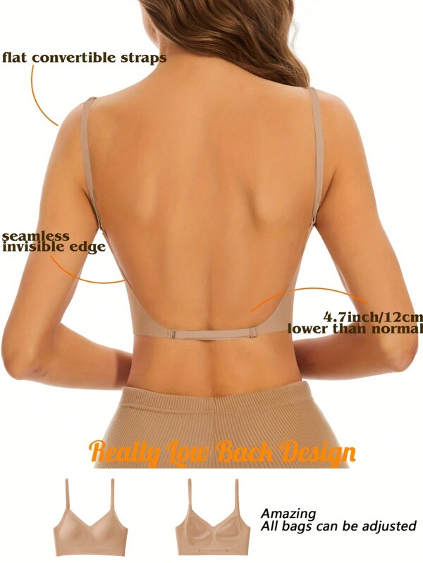1pc Backless Convertible Bra