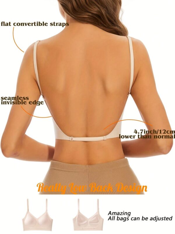 1pc Backless Convertible Bra