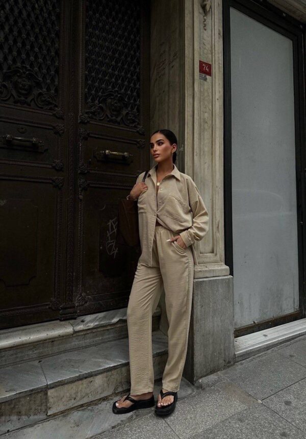 Oversized Shirt And Trouser Set