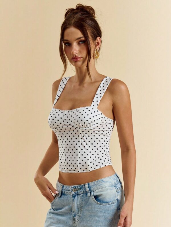 Polka Dot Camisole Top