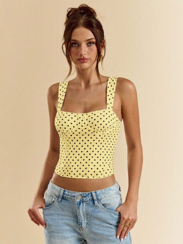 Polka Dot Camisole Top
