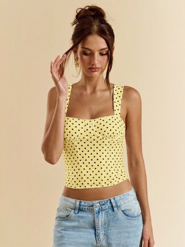 Polka Dot Camisole Top