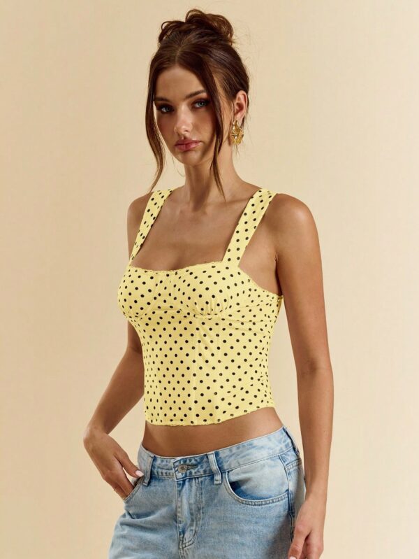 Polka Dot Camisole Top