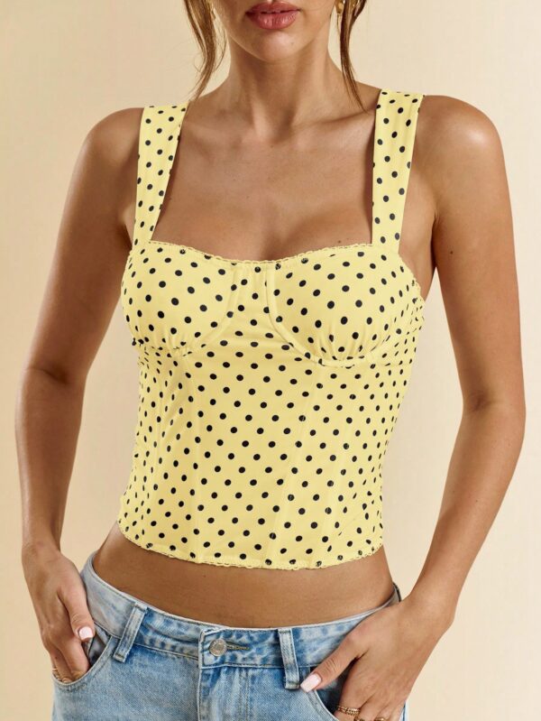 Polka Dot Camisole Top