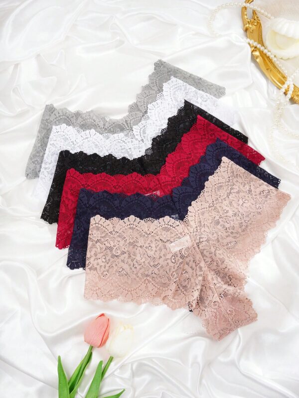 6pcs/Pack Lace Sexy Panties