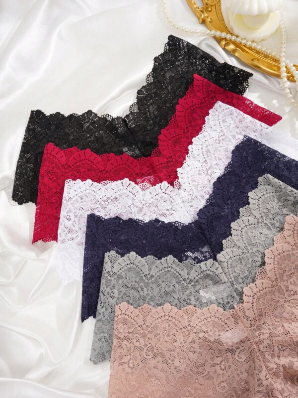 6pcs/Pack Lace Sexy Panties