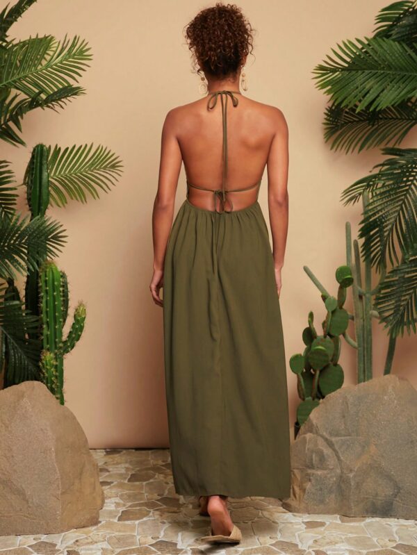 Maxi Dress With Slit Hem