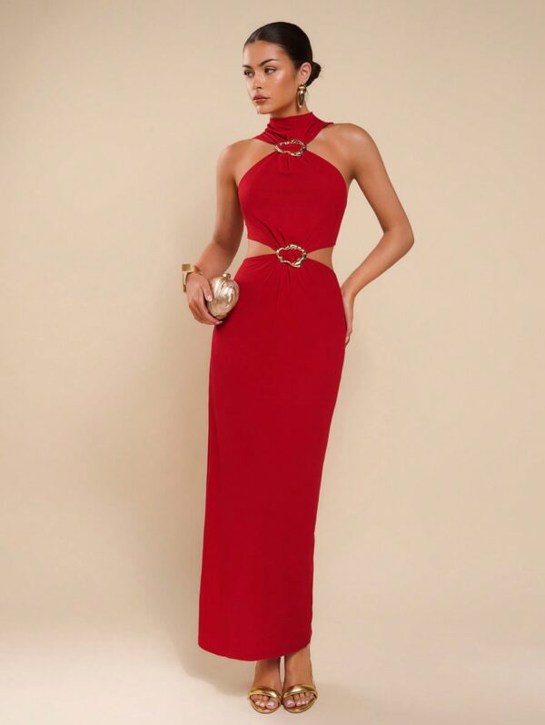 Cutout Sleeveless Dress
