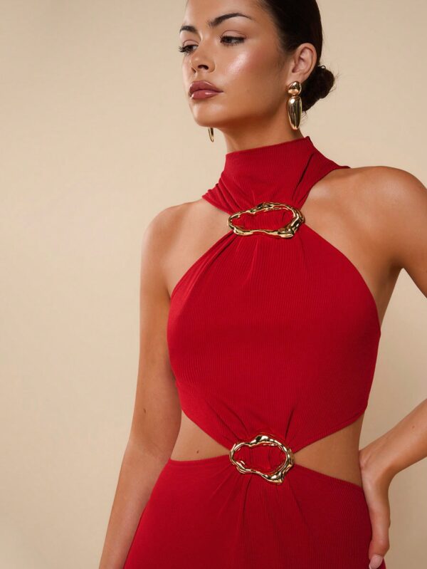 Cutout Sleeveless Dress
