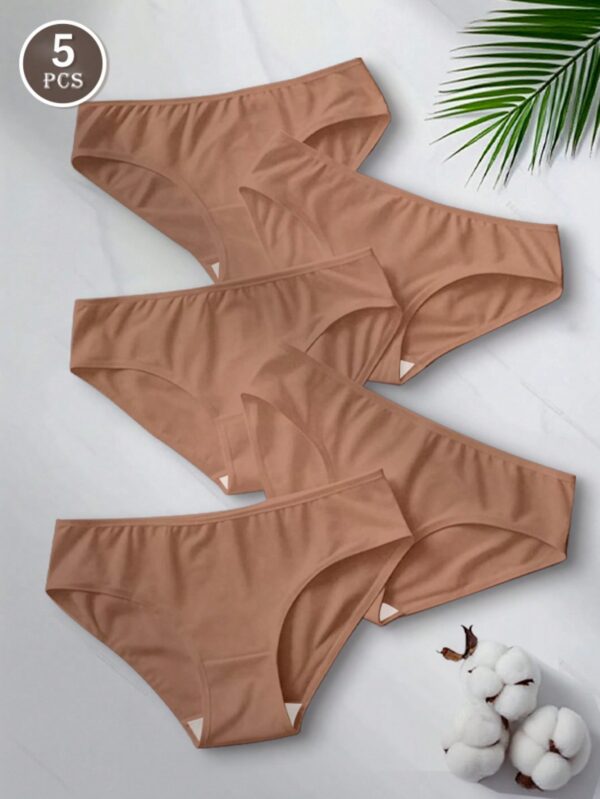 Seamless Sleepwear High Stretch Solid Color Low Waist Women Panties