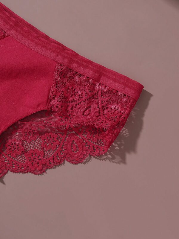 4pcs/Set Lace Comfortable Briefs