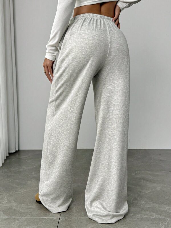 High-Waisted Straight Leg Pants