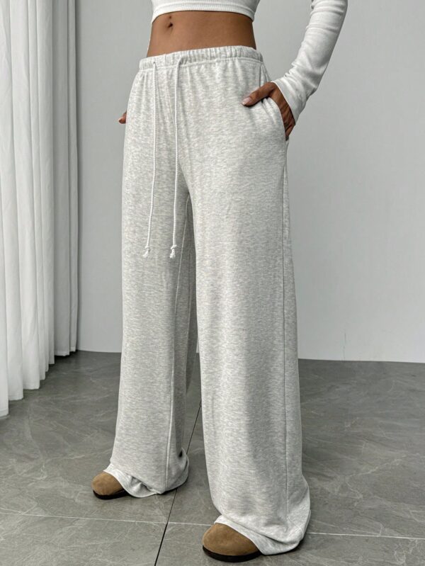 High-Waisted Straight Leg Pants