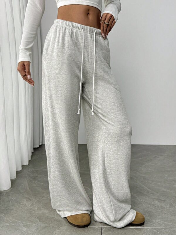 High-Waisted Straight Leg Pants