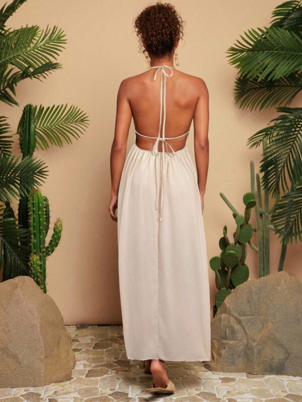 Maxi Dress With Slit Hem
