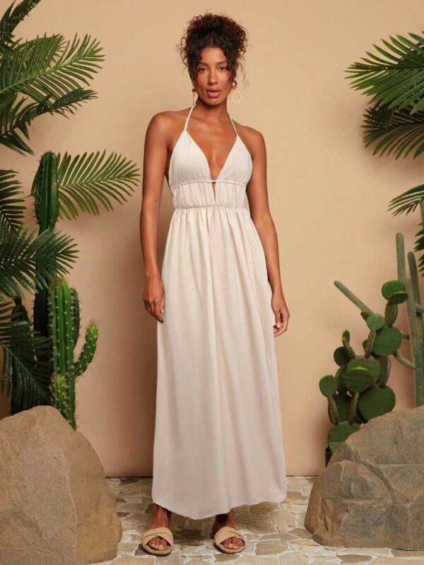 Maxi Dress With Slit Hem