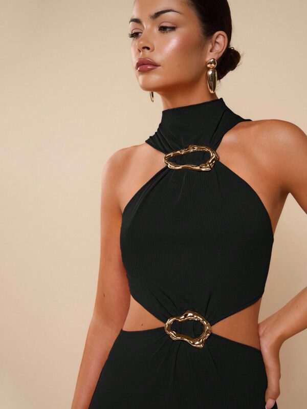 Cutout Sleeveless Dress