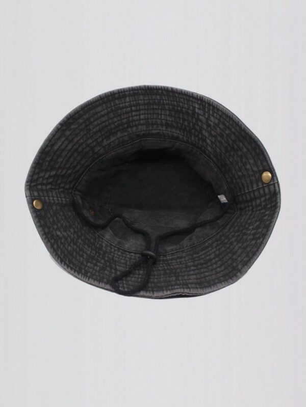 Solid Color Drawstring Sun Hat