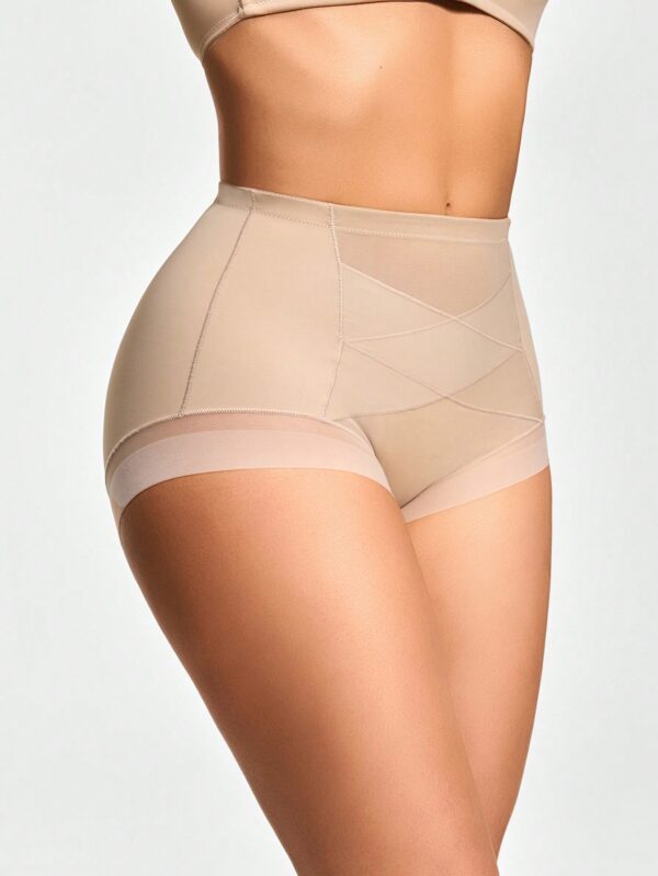 Mesh Splice Shapewear Shorts