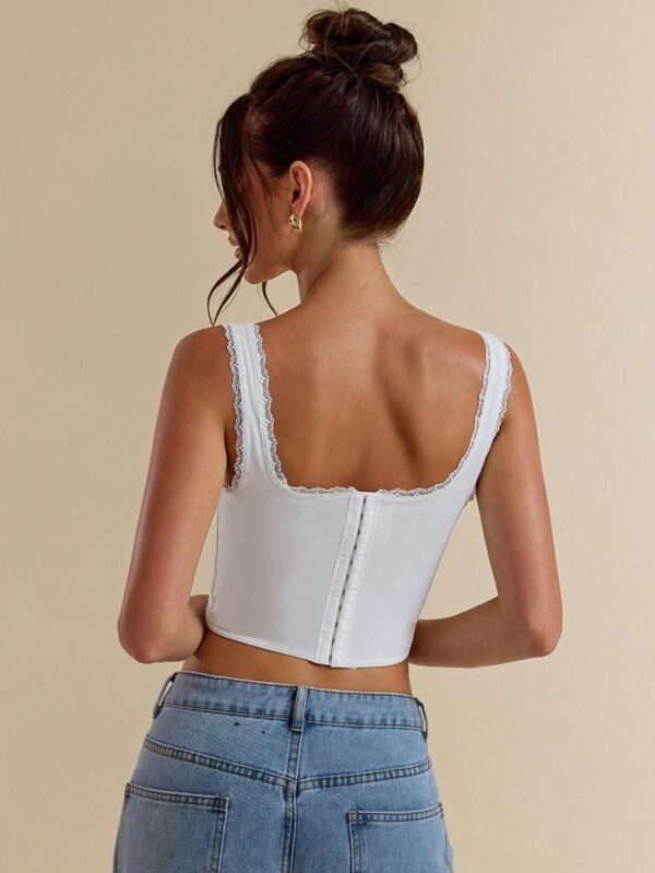 Embroidered Floral Camisole Top