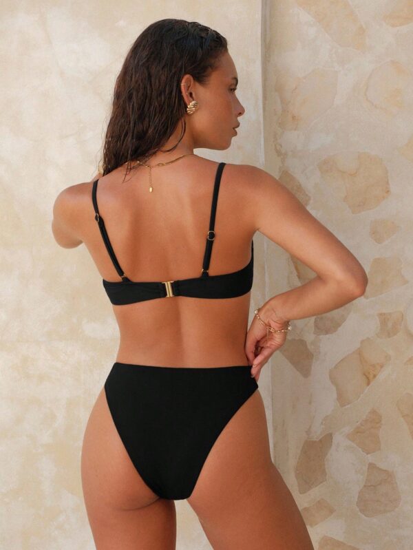 Elegant Metallic Ocean Decor PUSH UP Supportive Bikini Set