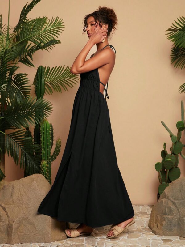 Maxi Dress With Slit Hem