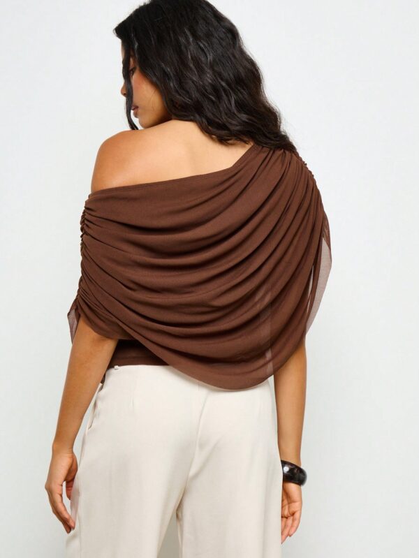 Long Sleeve Casual Evening Party Top With Wide Leg Lounge Pants