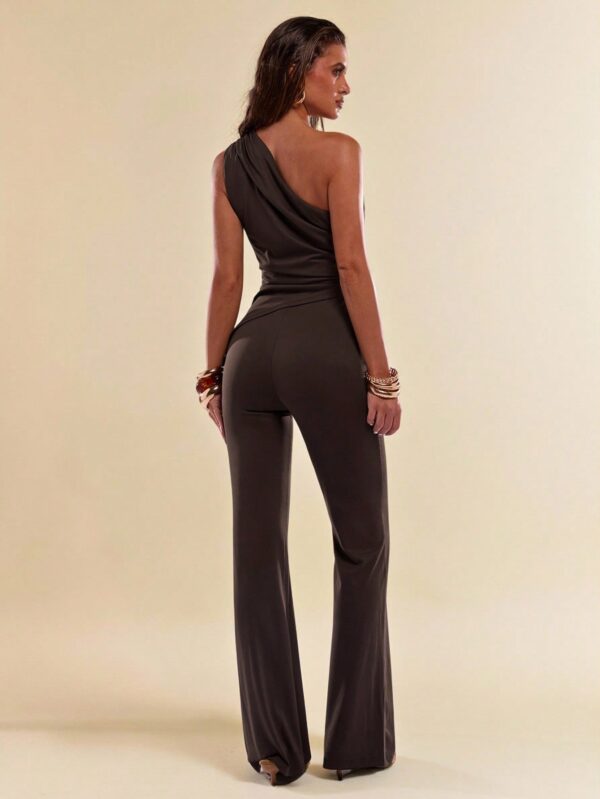 One Shoulder Top & Pants Set