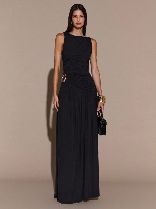 Elegant Long Split Dress