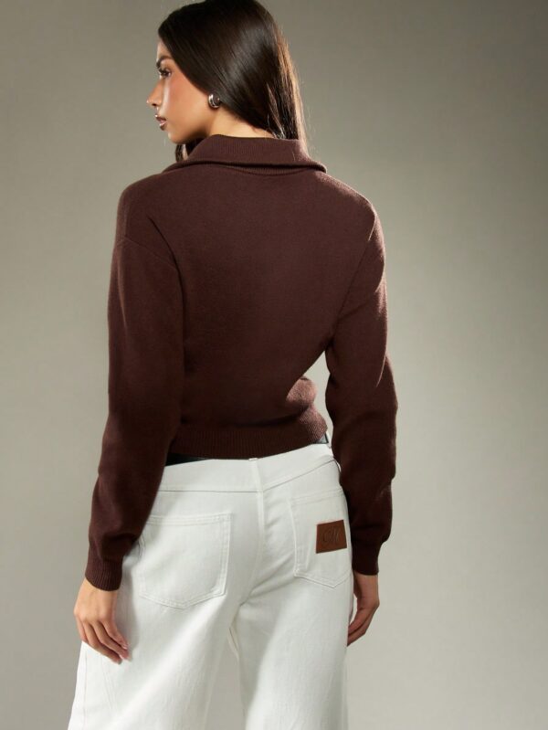 Knit Zip Through Cardigan