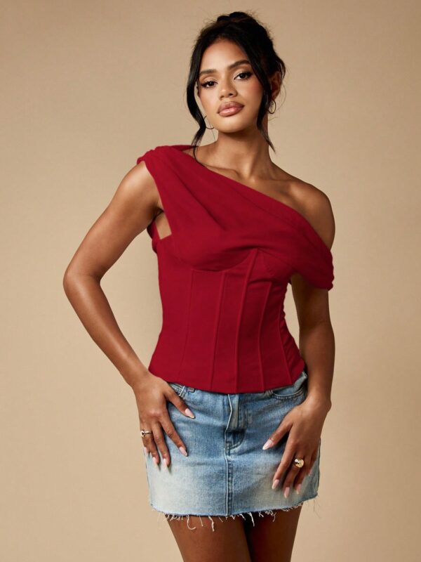 Off Shoulder Corset Bustier Top
