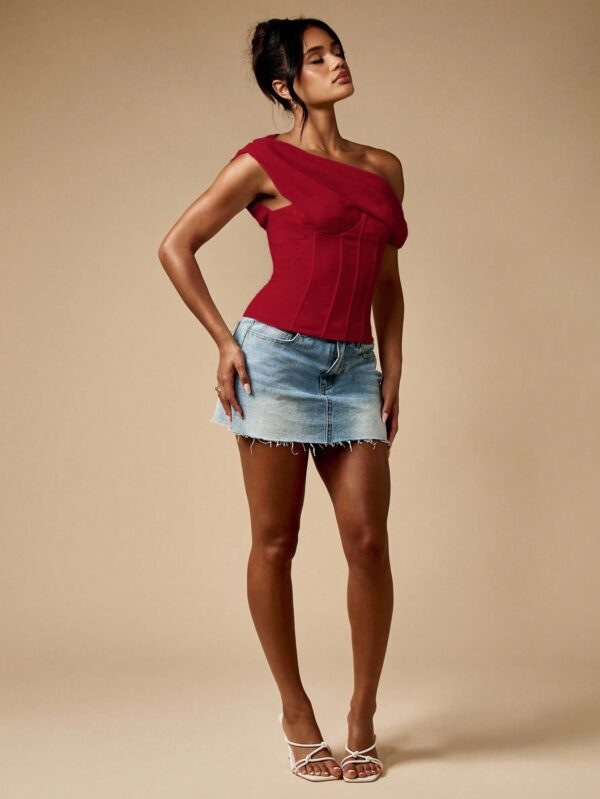 Off Shoulder Corset Bustier Top