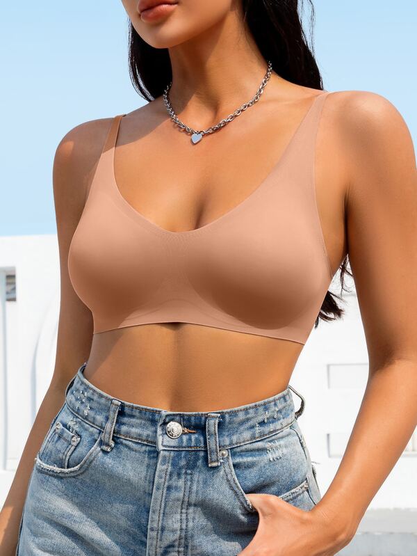 1pc Seamless Comfy Wireless Bra