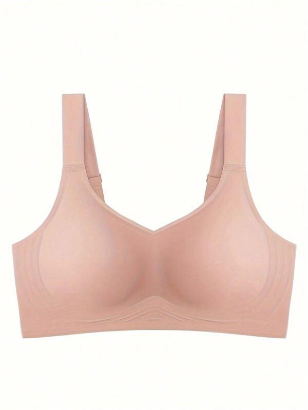 Seamless Backless Wireless Adjustable Strap Sports Bra