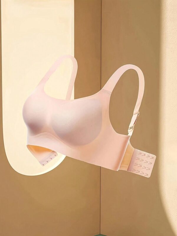 Seamless Backless Wireless Adjustable Strap Sports Bra