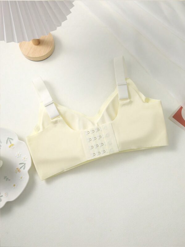 Seamless Backless Wireless Adjustable Strap Sports Bra
