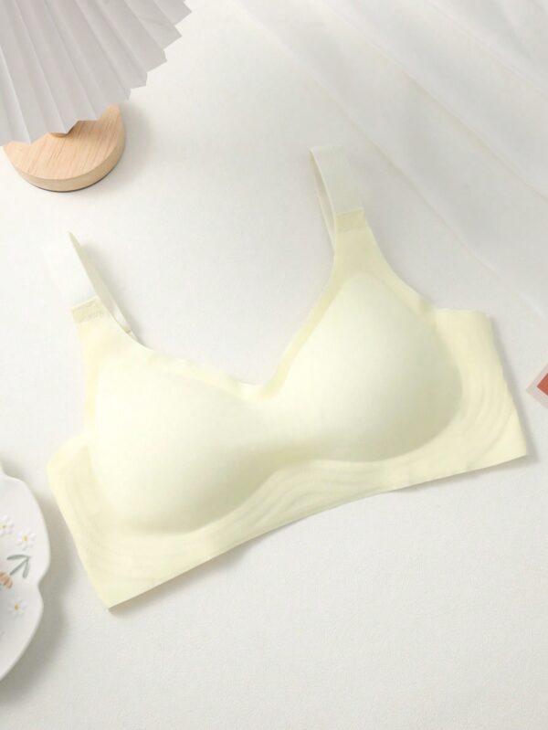 Seamless Backless Wireless Adjustable Strap Sports Bra