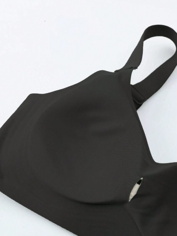 Seamless Backless Wireless Adjustable Strap Sports Bra