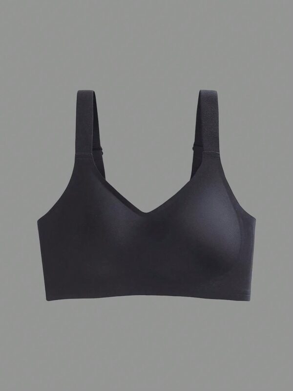 Seamless Backless Wireless Adjustable Strap Sports Bra