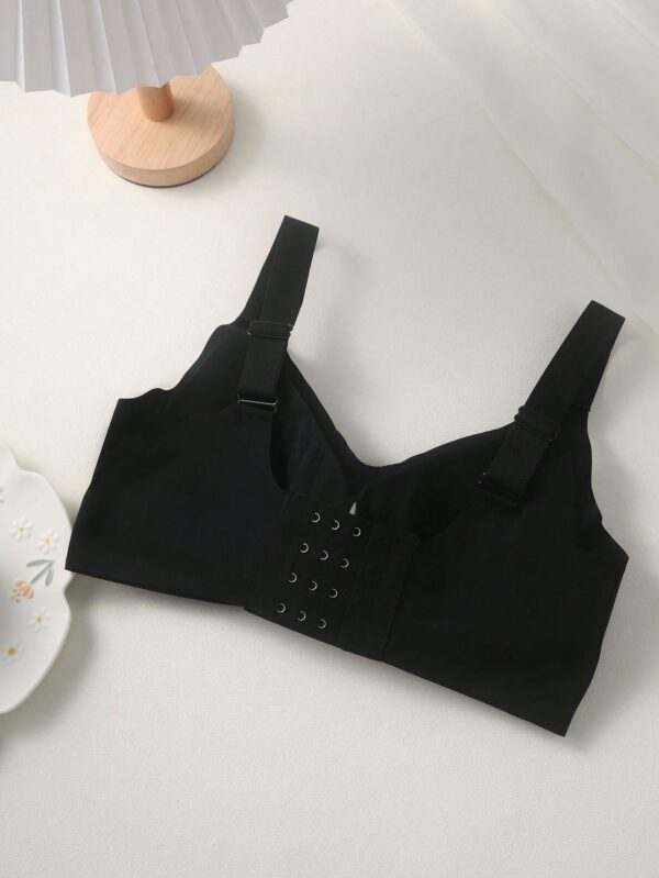 Seamless Backless Wireless Adjustable Strap Sports Bra