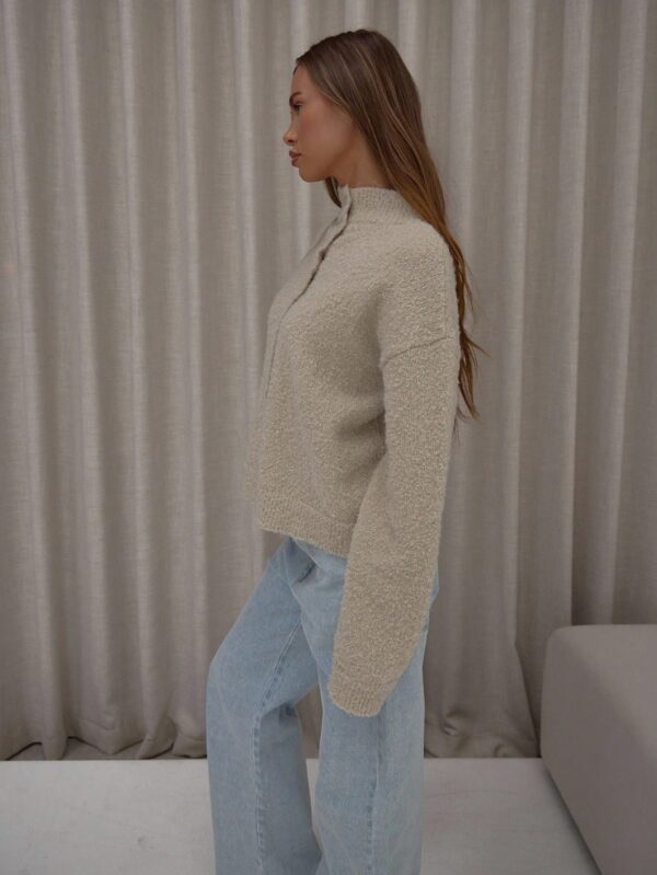 Knit Long Sleeve Cardigan