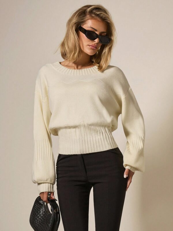 Round Neck Loose Fit Sweater