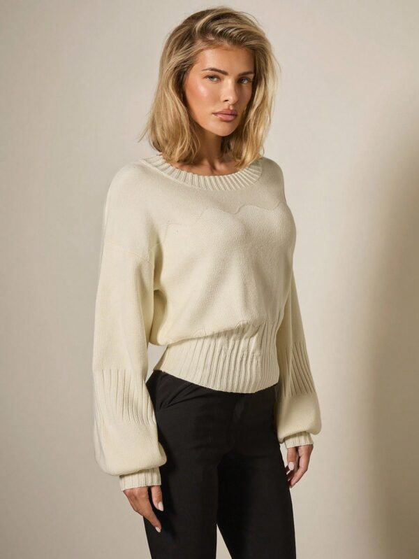 Round Neck Loose Fit Sweater