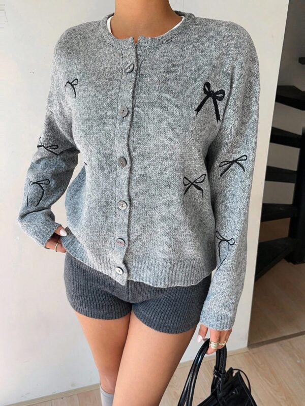 Gray Wool Cardigan