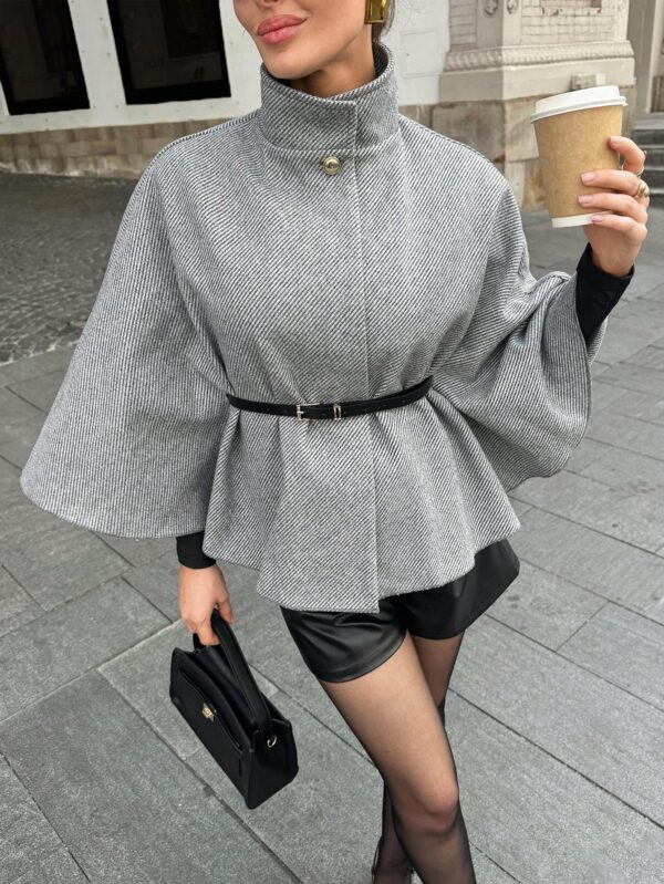 Wool Metal Buttons Coat